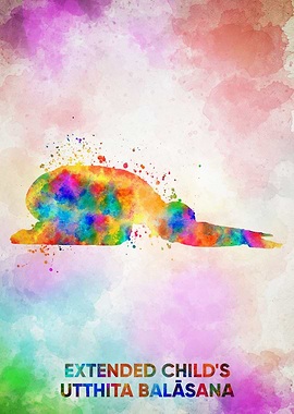 yoga extended childs pose