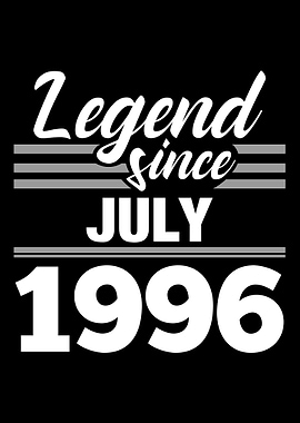 Legend Since July 1996
