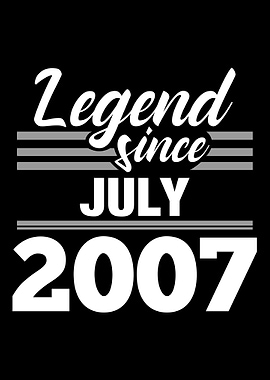 Legend Since July 2007