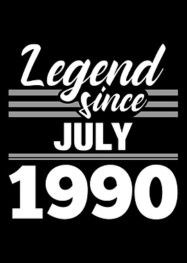 Legend Since July 1990