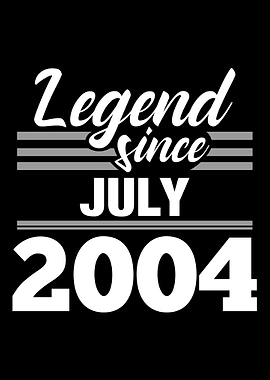 Legend Since July 2004