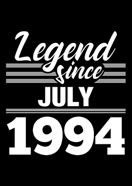 Legend Since July 1994