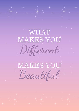 Magic Pink Quote Beautiful