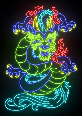 Chienese Dragon Neon Sign