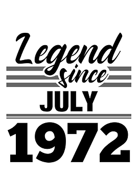 Legend Since July 1972