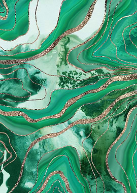 Marble Agate Glitter 1