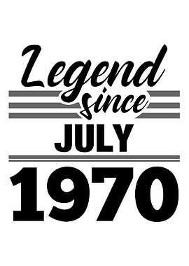 Legend Since July 1970