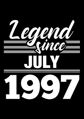 Legend Since July 1997