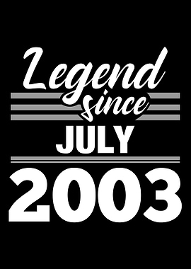 Legend Since July 2003