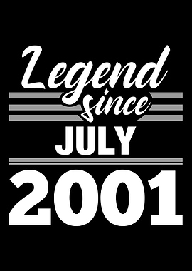 Legend Since July 2001