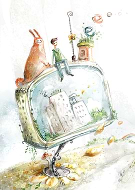 Drawing a fantasy world