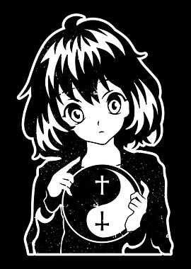 gothic anime girl