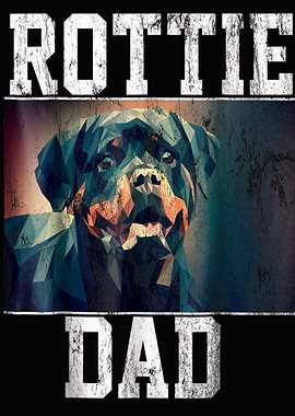 Rottweiler Dad Gift