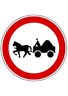 Slovenia Road Sign