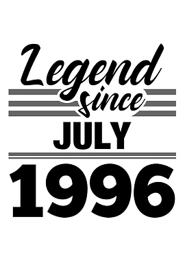 Legend Since July 1996