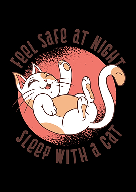 Sleep With A Cat Design