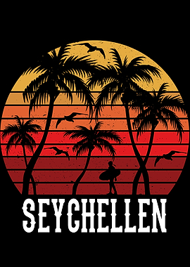 Seychelles Palm Trees
