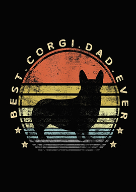Mens Best Corgi Dad Ever