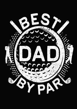 Mens Best Dad By Par Golf