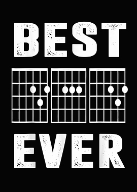 Best Dad Ever Music Guita