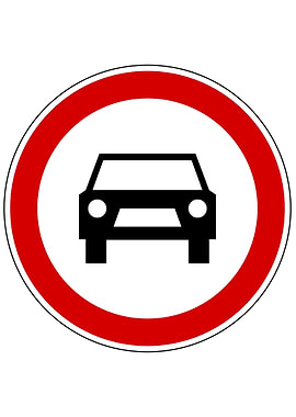 Slovenia Road Sign