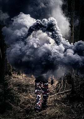 Smoke Cloud Camo Legs