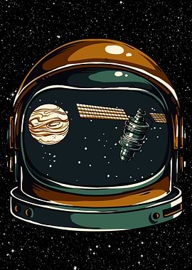 Astronaut helmet Space