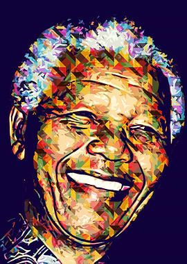 Nelson Mandela Pop Art