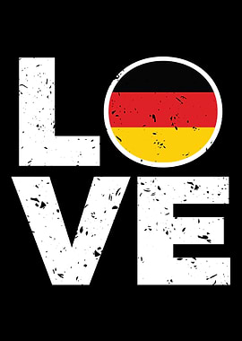 German Germany Flag Love
