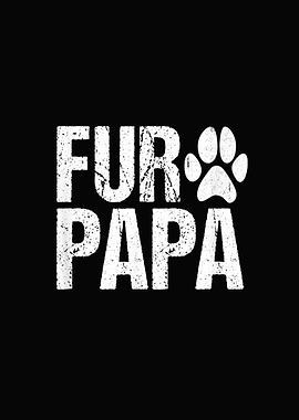 Mens Funny Fur Papa Pet