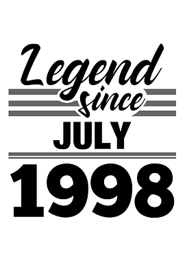 Legend Since July 1998