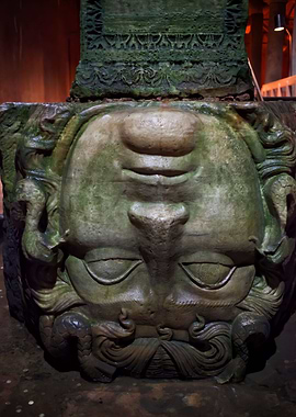 Medusa Head In Istanbul