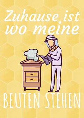 Zuhause meine Beuten Imker