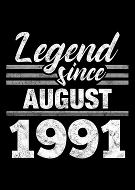 Legend Since August 1991