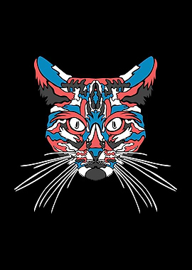 Cat Illustration Of Ethnic