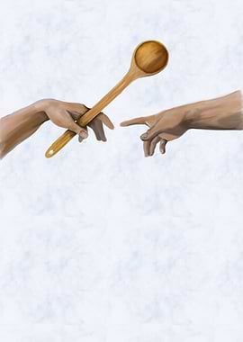 Cooking Spoon Touching