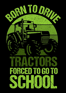 Farmer Farming Tractor