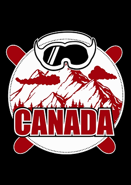 canada flag winter sport