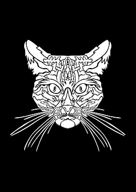 Cat Illustration Of Ethnic