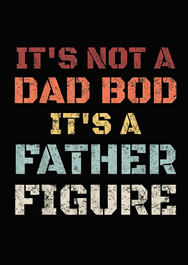 Mens Retro Its Not A Dad