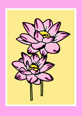 Lotus Flower Illustration