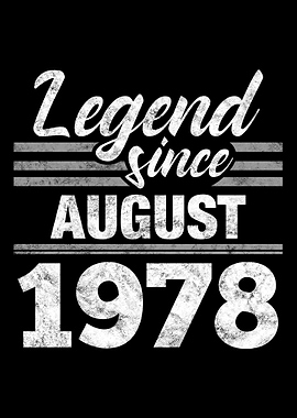 Legend Since August 1978