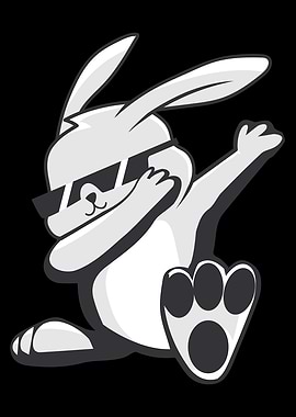 Dabbing dance rabbit