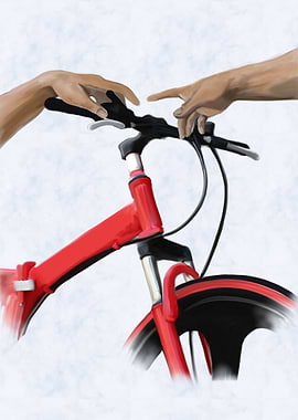 Bicycle Touching Hands