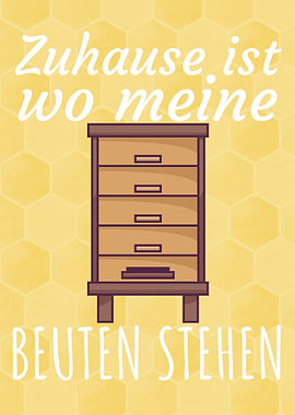 Zuhause meine Beuten Imker