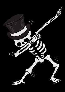 Dabbing dance Skeleton