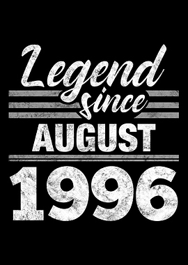 Legend Since August 1996