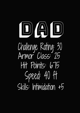Mens Dad Challenge Rating