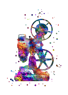 Vintage movie projector