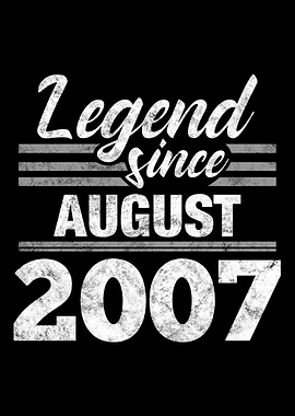 Legend Since August 2007